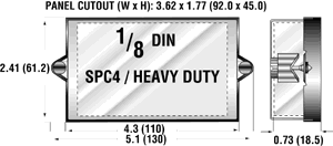 SPC4 1/8 DIN